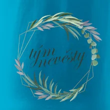 Tým nevěsty květinový kruh zelený