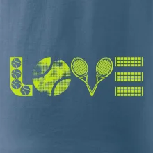 Tenis love nápis
