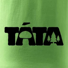 Táta nápis - houbař