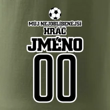 Můj nejoblíbenější hráč - Vaše jméno a číslo