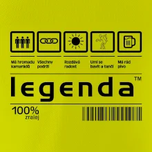 Čárový kód - Legenda