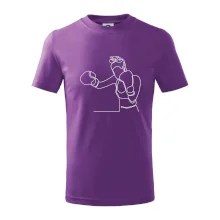 Žena boxerka jedním tahem