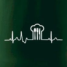 EKG kuchař čepice a příbory