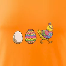 Evoluce vajíčka - velikonoce - slepice