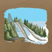 Obrázek skokanských můstků