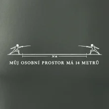 Můj osobní prostor má 14 metrů
