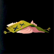 Kreslená kniha unavená