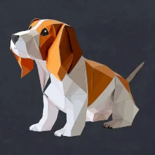 Bígl slepený z papíru