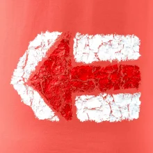 Párová turistická značka  červená