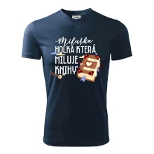 Kniha - Holka, která miluje knihy -  Vaše jméno