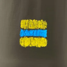 Turistická Cyklo značka - žluto modrá