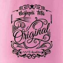 Vintage nejlepší teta 100% kvalita