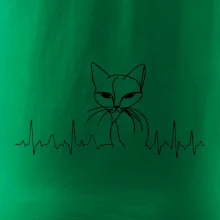 EKG křivka kočka