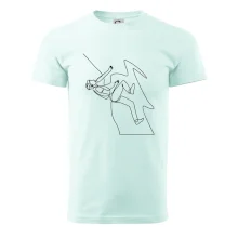 Lezec na skále jedním tahem