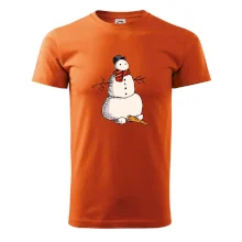 Sněhulák se spadlým nosem