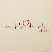Moje srdce bije pro climb (horolezení)