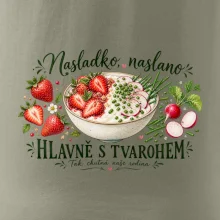 Nasladko naslano hlavně s tvarohem