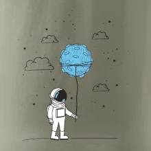 Astronaut s balónkem