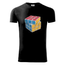 Rubikova kostka kreslená