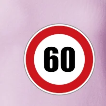 Dopravní značka - omezení rychlosti 60
