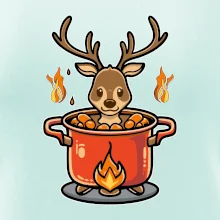 Hrnec s jelenem