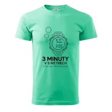 Bezpečnostní zastávka 3 minuty v 5 metrech s potápěčskými hodinkami