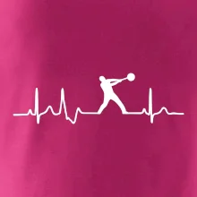 EKG hod kladivem muž