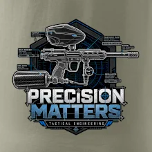 Technický nákres precision matters paintball