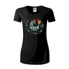 Folklor - slepice s kopretinou