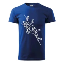 Lezecká stěna jedním tahem