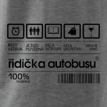 Čárový kód řidička autobusu