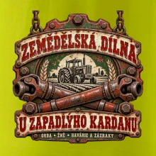 Zemědělská dílna u zapadlého kardanu