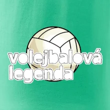 Volejbalová legenda - bílé písmo