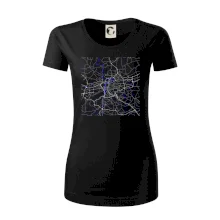 Praha - Mapa s vodními toky