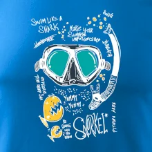 Potapěčské brýle text