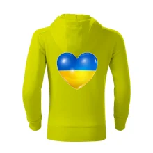 Ukrajina srdce vlajka