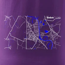 Neratovice - Mapa s vodními toky