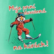 Moje první dovolená na horách hnědá  liška