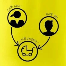 50% máma 50% táta = 100 perfektní