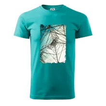 Barevné nebe - stožáry vysokého napětí