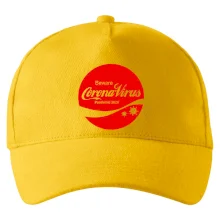 Corona virus pandemic logo