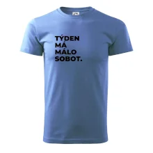 TÝDEN MÁ MÁLO SOBOT.