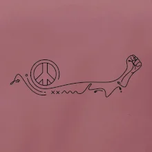 Pěst a symbol míru