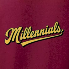 Generace Y - Millennials žlutý nápis