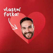 Vlastní fotka v srdci