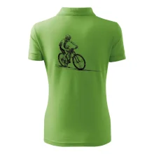 MTB kreslený cyklista