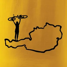 Cyklistka - Mapa Rakouska