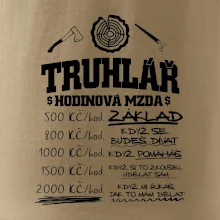 Hodinová mzda truhlář