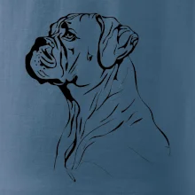 Boxer černá kresba