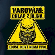 Varování chlap z října kouše když nemá pivo